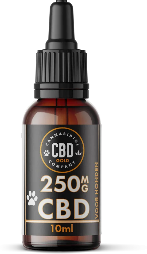 Eigen Cannabidiol Company Gold hondenflesje, 250 mg CBD, 10 ml