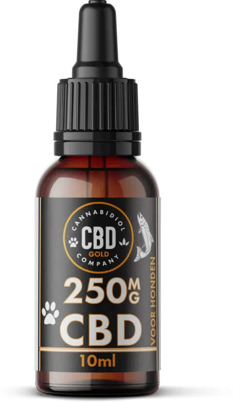 Eigen Cannabidiol Company Zalmolie hondenflesje, 250 mg CBD, 10 ml